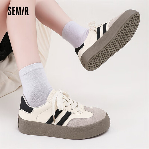 Semir women's shoes, women's spring and summer breathable versatile casual sports shoes, women's SFYM233655 white 37