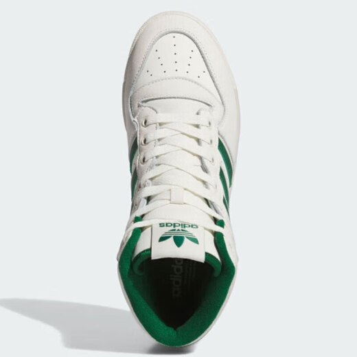 阿迪达斯 （adidas）三叶草男鞋女鞋2025新款夏季高帮板鞋防风保暖加厚休闲鞋运动鞋 ID6211白绿 39