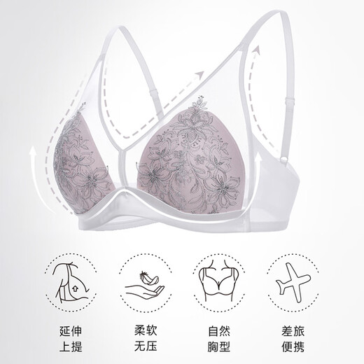 Admiration Quiet Night Underwear Set Breathable Women's Small Breast Push Up New Year Bra Set DY202426 Thin Mold Cup-Lucky Red M 165 (110-130Jin Jin equals 0.5kg) 165