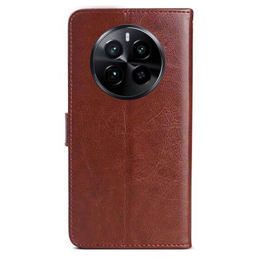 Mr.GJ Geeignet für Realme Gt5pro Mobiltelefon Hülle Flip Leder Hülle RMX3888 Wallet Card Case Vollabdeckung Anti-Fall-Fall-Inner-Inner-Schalen-Schutzhülle REALME GT5PRO [Rose Red]