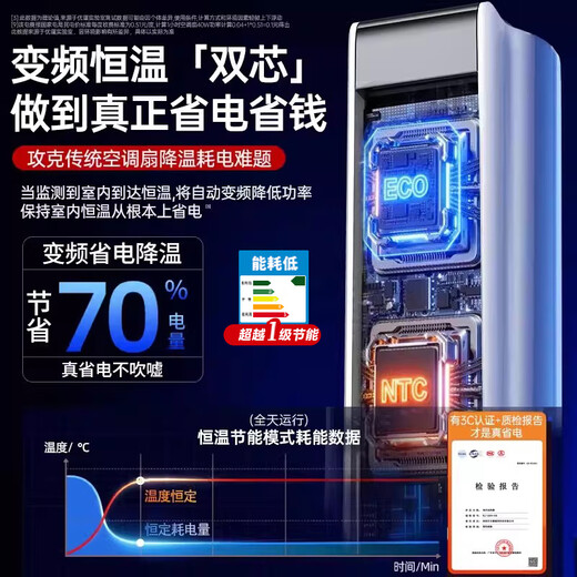 Selection of premium products, 25% subsidy, electric fan, floor-standing household air circulation fan, turbine refrigeration, bladeless tower type smart air conditioner, silent, energy-saving, with mosquito killer lamp, bedroom, living room, kitchen, heightened - three-dimensional shaking head/engine hurricane/silent/purification, the industry's only mosquito killer/second-level cooling/hot-selling NO.1/silent