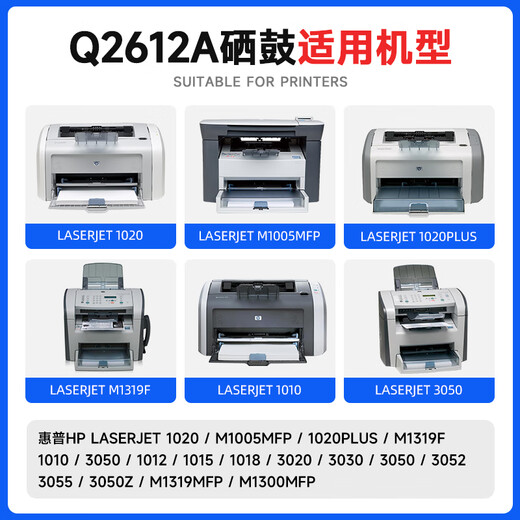
Sky color is suitable for HP m1005 toner hp1020 toner 12a 1020plus laser printer all-in-one 1010 laserjet m1005mfp 1018 q2612a m1319f