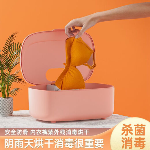 Panasonic's underwear disinfection dryer underwear drying and disinfecting machine UV home small travel dormitory baby clothes portable drying box pearl white timer + drying