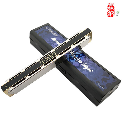 
Tombo (TOMBO) Japan TOMBO6624S24 hole polyphonic harmonica performance beginners children and elderly FNm natural tune