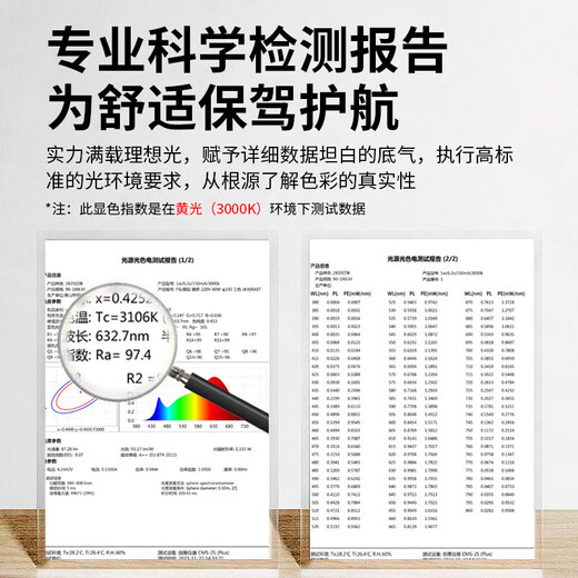 Foshan Lighting (FSL) led wick modification lamp panel Ra97 high display three-color module replacement lamp panel light source full spectrum 58W/three-level color adjustment 310mm including binding posts