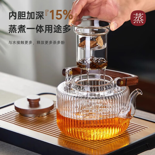 Niye teapot glass teapot electric ceramic stove high borosilicate glass kettle boiling water open flame high temperature teapot glass tea making