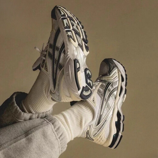 亚瑟士（ASICS）GEL-KAYANO 14 男女复古跑步鞋 1201A019-108-200-006 白冰蓝_1203A537-106 36
