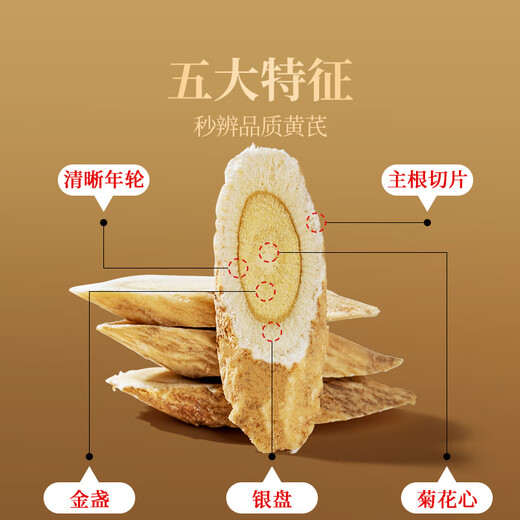 Gongyuan a sélectionné les comprimés d'astragalus 260g / can avec réglisse, dates rouges, Wolfberry, codonopsis, tranches angéliques, ingrédients de la soupe