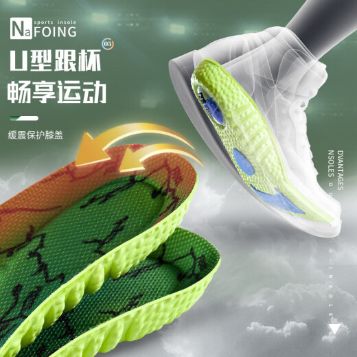 Adapté à Hongxingerke Semelles avec une élasticité et une sensation élevées en marchant sur la merde pendant longtemps, il n'est pas fatigant de protéger les pieds confortablement et absorbant les chocs et respirant. 2 paires de vert [applicable à 41-42 yards] peuvent être coupées
