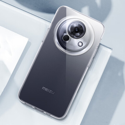 Yao Film Suitable for Meizu Lucky08 mobile phone case transparent protective case soft shell anti-fall simple lens full-inclusive personality creative men and women Internet celebrity trendy shell Meizu Lucky08-transparent shell [zero sense clear] single shell