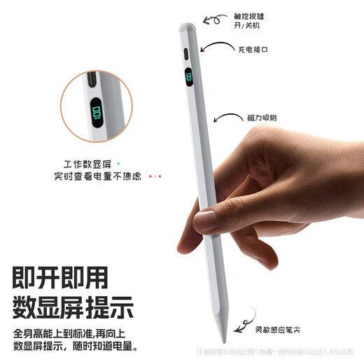 CangHua 适用vivo iQOO触控笔 vivo平板Pad3Pro/Air/iqoo pad2/2Pro触屏电容笔pencil2/2S平替绘画手写笔