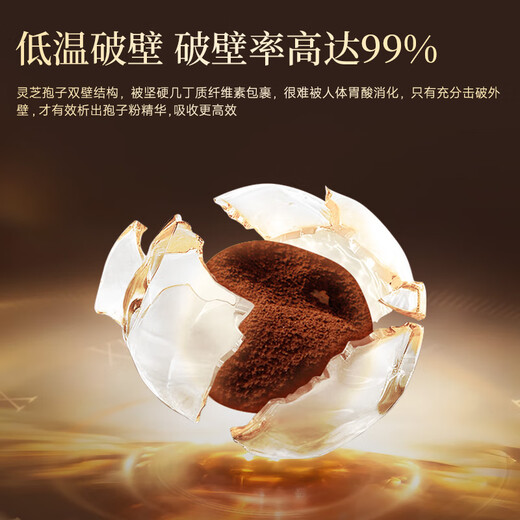 芝正元破壁灵芝孢子粉胶囊礼盒三萜16%进阶款 送父母自用补品端午节送礼