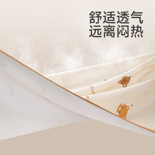 童葵（tongkui）隔尿垫儿童秋冬防水透气可水洗大尺寸宝宝床单尿布月经姨妈床垫 【7A·】米可可熊 -A类婴儿面料 80x120cm