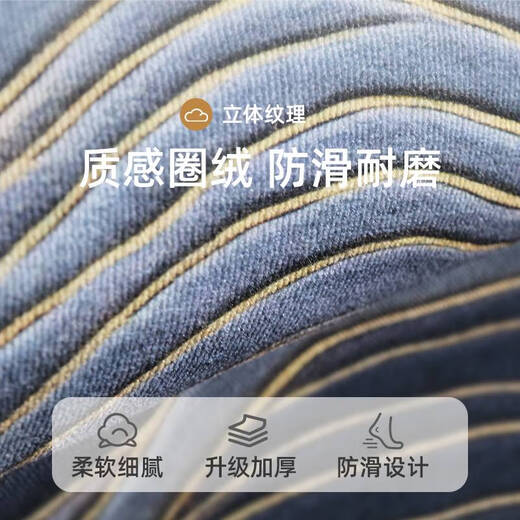 咏幻地垫入户门垫2024新款高端进门门口脚垫家用防滑耐脏免洗玄关地毯 流影-竖版15473 140cm*160cm升级9代耐脏法尔曼