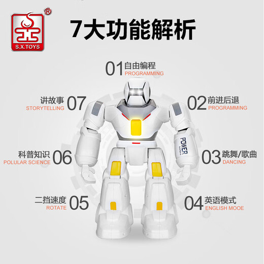 Shengxiong Xingbao Warrior Intelligent Robot Shengxiong Children's Voice infrarouge Remote Control Boy Toys G17 Xingbao Warrior Supermarket Packaging