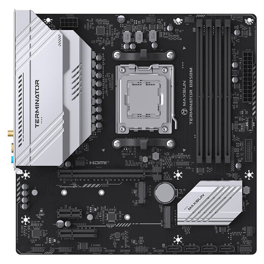 Mingxuan Terminator/Challenger B650M/B850M motherboard with 7500F 7700 7800X3D 9600X 9700X 9900X scattered chips Boxed motherboard CPU set Mingxuan Terminator B850M WIFI 9900X scattered chips
