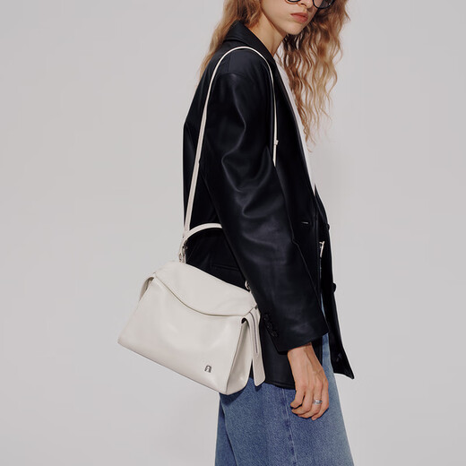 Lafestina plegable bolso de oreja otoño e invierno nueva capa superior mascota de vaca