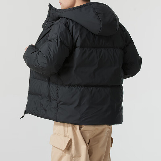 Adidas down jacket men's clothing 2025 spring new warm sports and casual 600 poncho bread jacket hooded down jacket JV6187 L