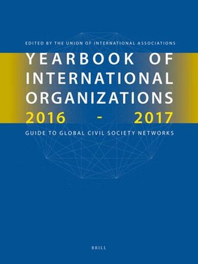 预订  Yearbook of International Organizations 2016-2017 (6 vols.) 国际组织年鉴2016-2017（6卷）: 9789