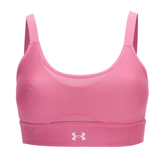 安德玛（UNDERARMOUR）运动内衣女子 夏季新款瑜伽文胸背心跑步训练胸罩健身Bra 1373858-669 XS