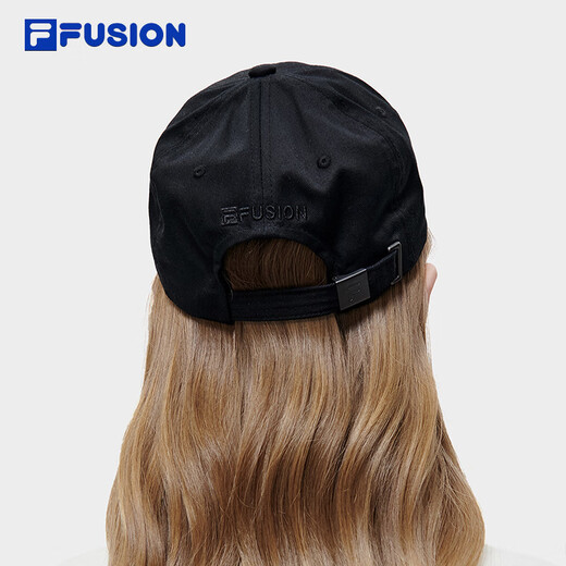 FILA FUSION Official fashion brand sports baseball cap for men and women, trendy casual hat, white white hat