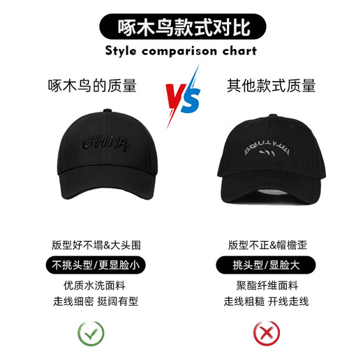 Woodpecker (Tucano) Chapeau Hommes et femmes Basball Cap de baseball Four Seasons Universel Trend Poldaline Baseball Cap de baseball de haute qualité Broidered Protection Sun Protection