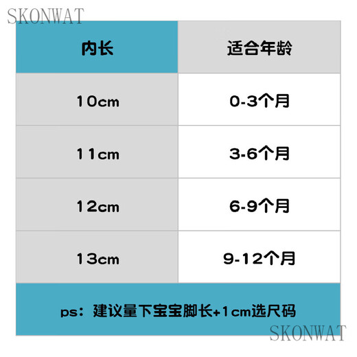SKONWAT婴儿鞋冬季棉鞋加绒加厚软底保暖0一3月6宝宝防掉学步新生儿鞋袜 粉色羊群 内长11cm