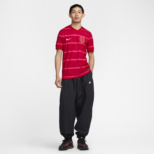Nike (Nike) Offizieller 2025 Saison Chengdu Rongcheng Home Court Herren-Kurztrockner Football Trikot Herbst Comfort HM6166 687 Fitnessrot/Laserrot/Weiß 2xl