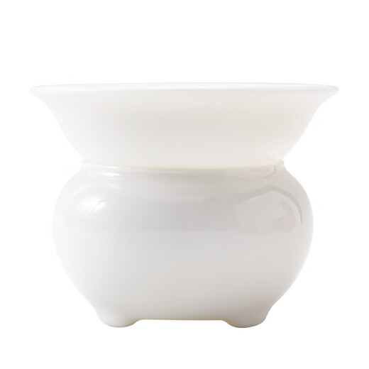 Fat Donglai's same style ceramic tea leakage tea filter mutton fat jade white porcelain tea filter mesh tea brewing fair cup integrated tea filter mutton fat jade porcelain filter 400 holes single mesh