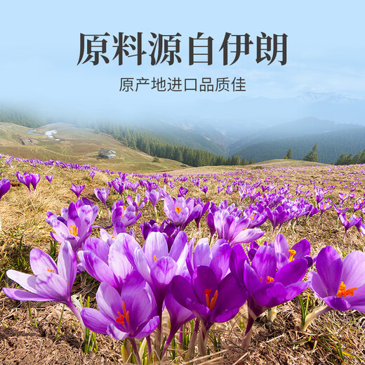 FANGJIASHU Iranien Saffron 3G Full Longueur Red Silk Saffron Tea Gift For Women Dragon Boat Festival Cadeau