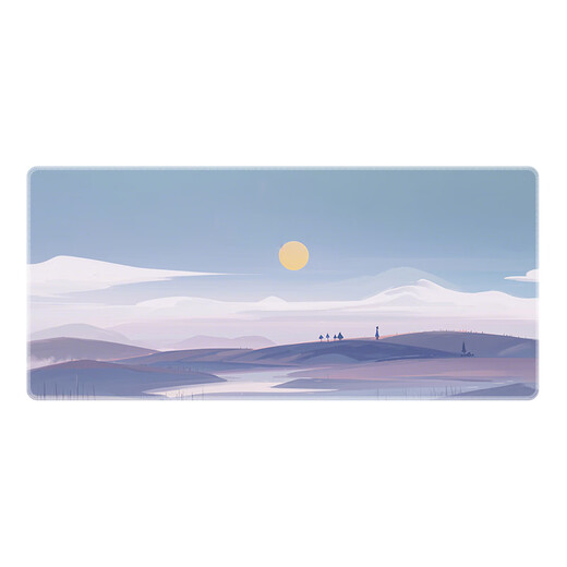 
Three-color cat simple healing mouse pad super large cute cartoon animation laptop keyboard office desktop pad can be customized high-value thickened lock edge anti-slip 12053 Landscape Dream 80 cm x 30 cm x 3 mm