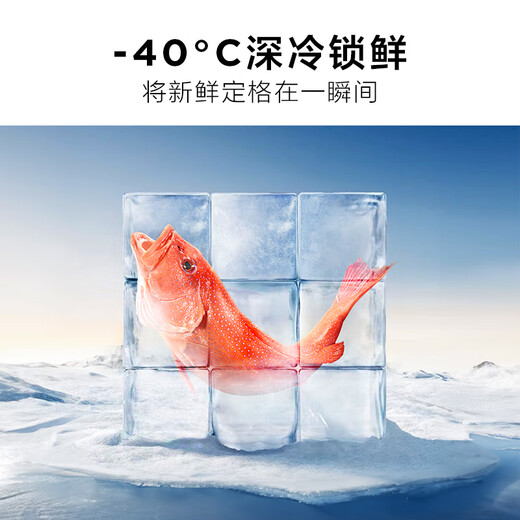 TCL522 liter cross-fold four-door ultra-thin zero-embedded large-capacity refrigerator fully automatic ice making deep cold freshness lock home refrigerator trade-in R522T9-UQB Rhythm White