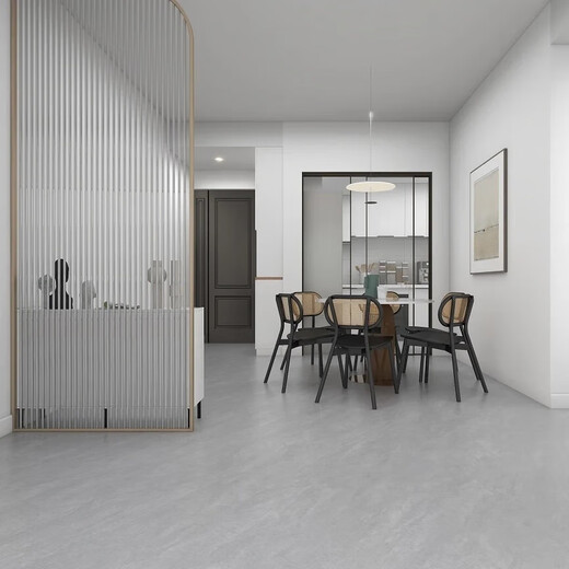 XMSJ Gecko Anti-Slip Marble Ceramic Tiles Guangdong Foshan 600*1200 Azules de sala de estar dormitorio de la serie de la ela de roca de mármol de cuerpo completo QJ12130 Earl Light Grey