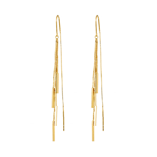 Qlady Tassel Earrings Feminine 925 Silver Needle Earrings Women's Niche Unique High-end Light Luxury Earrings Birthday Gift