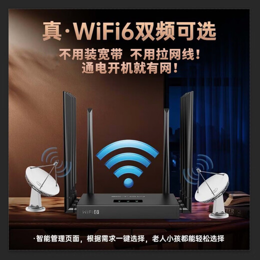 Bentium portable WiFi6 mobile Internet artifact wireless router portable 4G/5G full universal traffic without broadband installation enhanced 8 antenna pro-16 core