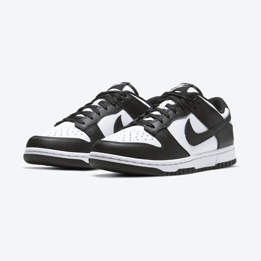 Nike (Nike) Offizielle Herrenschuhe Dunk Low Retro Casual Board Schuhe Low Top Panda Wear-Resistant Brett Schuhe Freizeitschuhe DD1391-100 Schwarz und Weißer Panda 42.5