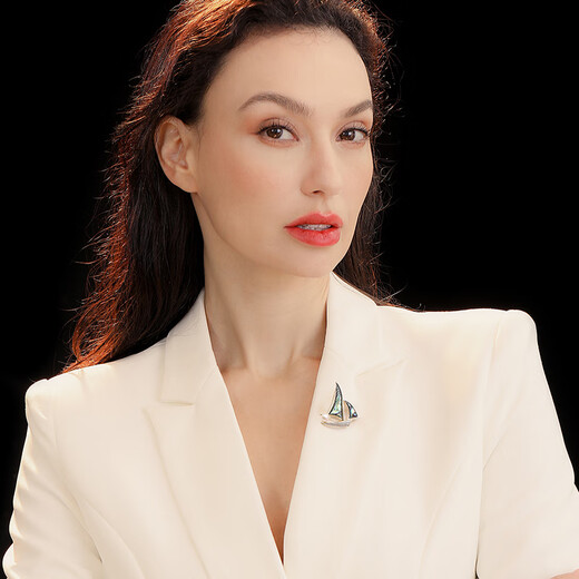 Benheart Denmark Xinghai Fange brooch high-end exquisite sailing corsage brooch accessories for men and women elegant trendy high-end gifts brooch-Xinghai Fange-champagne gold