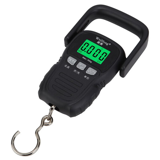 Scale de main de la main Weiheng Poignée à grande échelle portable avec ruban à mesurer le ménage de haute précision à l'échelle à ressort à l'échelle de poisson