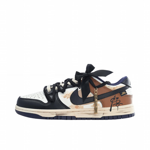 耐克（NIKE）定制球鞋  dunk 休闲日记 做旧高街 复古美式 板鞋DV0831-104 DD1391-101/CW1590-102 小绿警 40.5