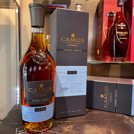 卡慕CAMUS金花vsop干邑 原瓶进口白兰地洋酒1000ml 新一代鉴定仓发货 卡慕VSOP 1000mL 1瓶 带盒