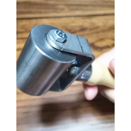 
XMSJ stainless steel press wheel double bearing solid press roller waterproof roll leather press iron roller self-adhesive sticker exhaust bubble 5cm stainless steel press wheel (about 695 grams metal handle D4
