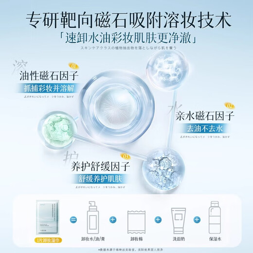 Vitex makeup remover wipes, gentle makeup remover, deep cleansing, fine pores, eye and lip makeup remover, disposable, individually packaged