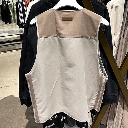 阿迪达斯 （adidas）运动背心男装夏季新款运动服梭织时尚透气舒适工装上衣马甲HE6621 HE6621 L