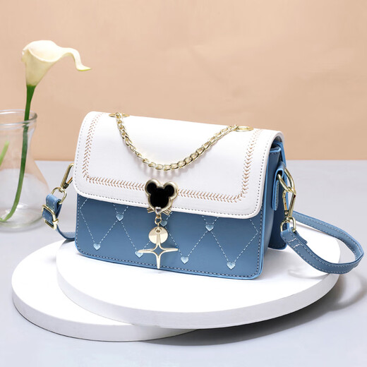 Love Cow Leder Bag Damenbeutel Crossbody Body Umhängetasche kleiner Quadratbeutel Geburtstag Chinesisches Valentinstag Geschenk für Freundin