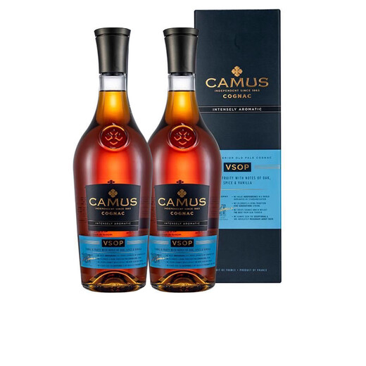 卡慕CAMUS金花vsop干邑 原瓶进口白兰地洋酒1000ml 新一代鉴定仓发货 卡慕VSOP 1000mL 1瓶 带盒