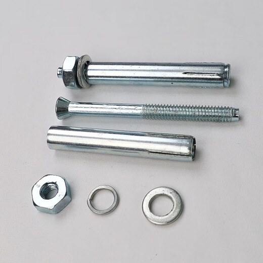 Platinum galvanized expansion screw bolt extension expansion tube nail outer tube expansion wire 8*120 (20 pcs)