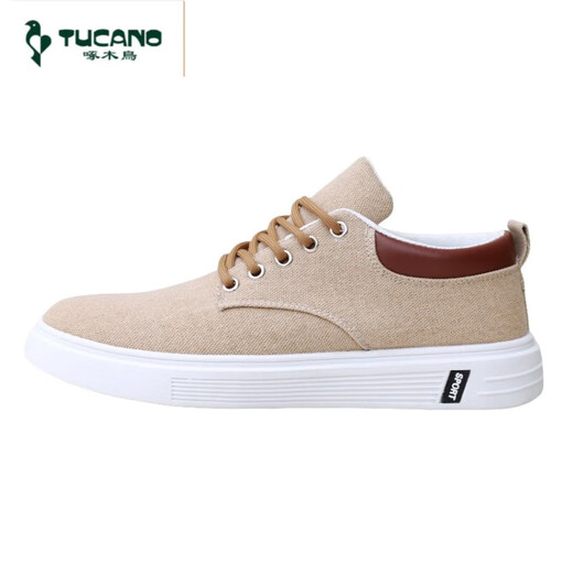 Holzspecker Alte Peking-Stoffschuhe Herrenschuhe für Sommer weicher Sohle atmungsaktiv