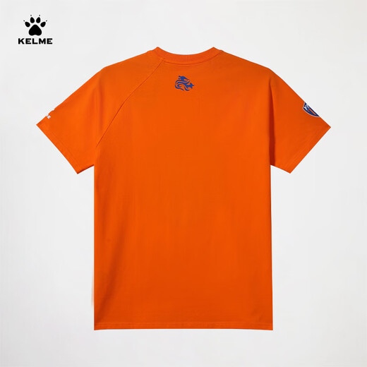 KELME卡尔美足球服短袖成人青少年2024云南玉昆俱乐部训练服上衣 亮橙9451TX1454 XL