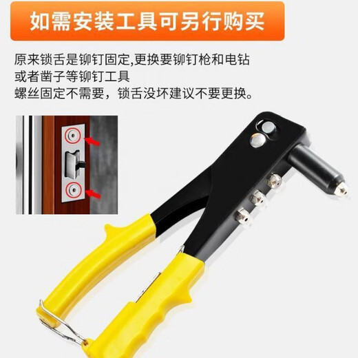 门锁卫生间不锈钢把手锁无钥匙通用型洗手间浴室门锁铝合金门把手 9898凹弧110孔不配舌