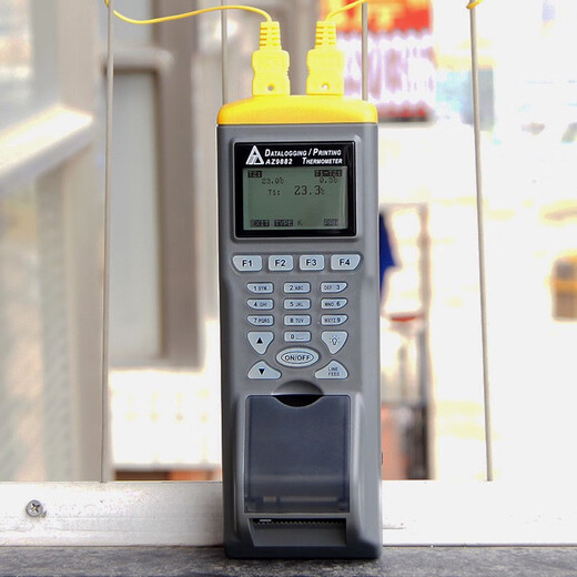 Hengxin 9882 thermocouple thermometer temperature recorder printing dual KJTRSE type AZ9892 warranty one year